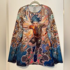 Jake Full On Long Sleeve X-Large Vision Lab X Android Jones✨made in USA